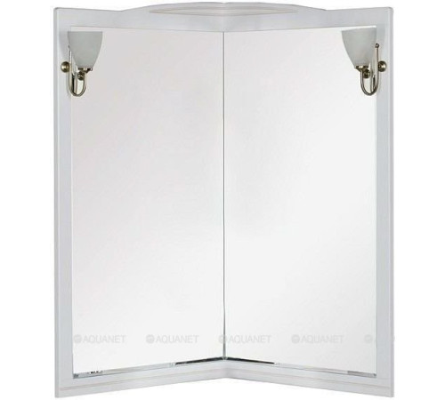 Зеркало угловое Aquanet Луис 70 001 белый без светильника 00171916