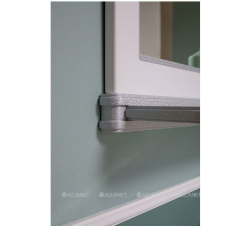 Зеркало Aquanet Валенса 90 белый кракелюр/серебро 00180040