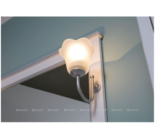 Зеркало Aquanet Валенса 90 белый кракелюр/серебро 00180040