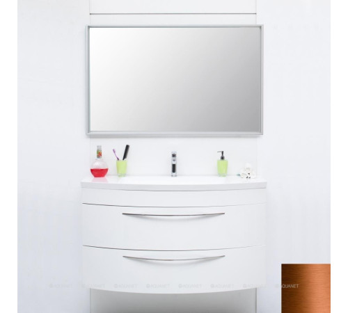 Зеркало De Aqua Алюминиум 120 см с подсветкой 4 стороны медь 00261712