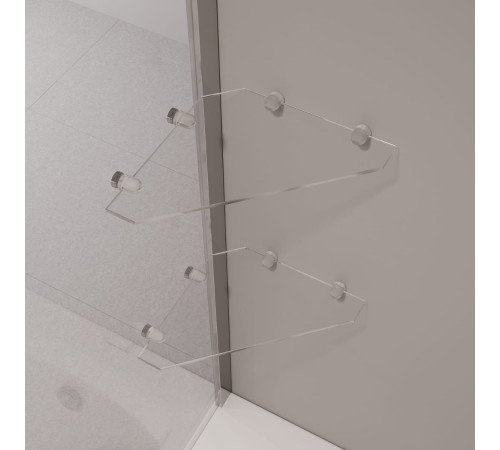 Шторка на ванну с полкой RGW SC-54 03115408-11