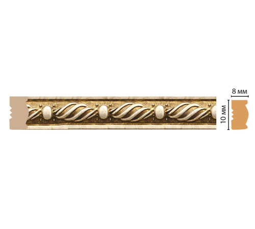 Молдинг DECOMASTER 107-17 10x8x2400 мм 107-17