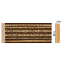 Молдинг DECOMASTER 150-43 80х12х2400 мм 150-43