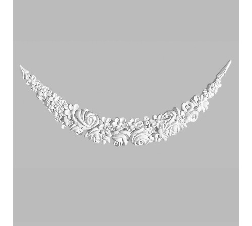 Орнамент из полиуретана DECOMASTER 66168 480х185х35 мм 66168