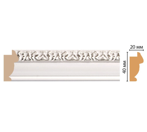 Багет интерьерный DECOMASTER 807-60 40х20х2900 мм 807-60