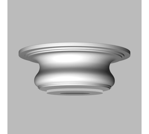 Капитель для полуколонны Decomaster 90024-3 Ø 380х130 мм 90024-3