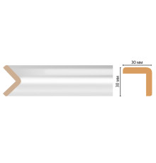 Угол декоративный DECOMASTER 30x30x2400 мм D134-114 ДМ