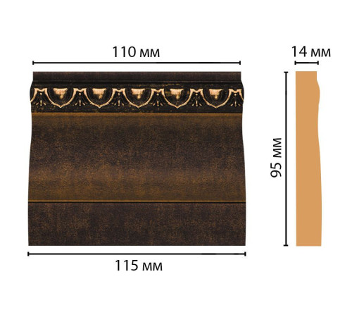 Основание DECOMASTER D204-56 115х95х14 мм D204-56