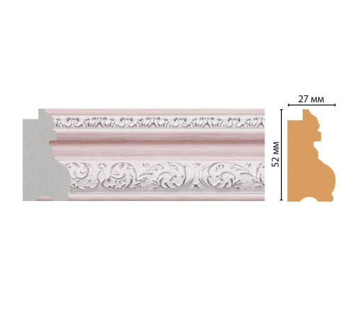 Багет из полистирола DECOMASTER FM30-1 52х27х2850 мм FM30-1