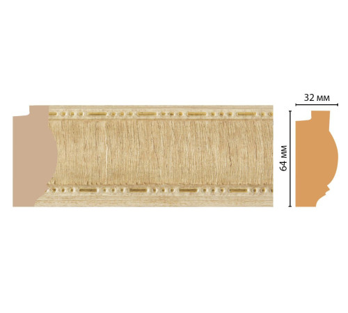 Багет интерьерный DECOMASTER 176-5 64x32x2900 мм 176-5