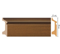 Плинтус напольный Decomaster D122-85 ДМ 78х21х2400 мм D122-85 ДМ