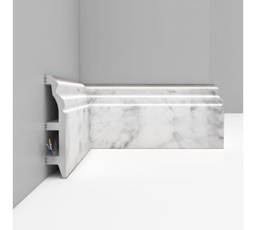 Плинтус напольный DECOMASTER D232 100 х 22 х 2400 мм D232-79 ДМ