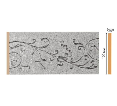Декоративная панель Decomaster N10-19 полистирол 100x6x2400 мм N10-19