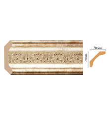 Плинтус потолочный DECOMASTER 76х76х2400 мм 169-127
