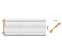 Плинтус потолочный DECOMASTER 179-16 57х57х2400 мм 36678