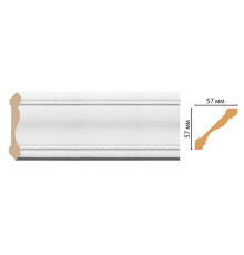 Плинтус потолочный DECOMASTER 179-16 57х57х2400 мм 36678