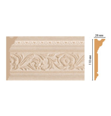 Плинтус потолочный DECOMASTER D225-18D ДМ 110х29х2400 мм D225-18D ДМ