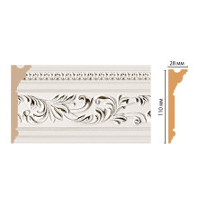 Плинтус потолочный DECOMASTER D225-60 ДМ 110х28х2400 мм D225-60 ДМ