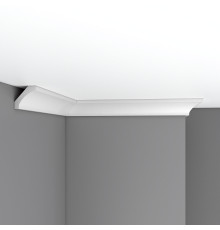 Плинтус потолочный гладкий DECOMASTER 96010 полиуретан 50х50х2400 мм 96010