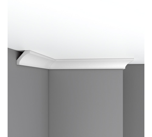 Плинтус потолочный гладкий DECOMASTER 96010 полиуретан 50х50х2400 мм 96010