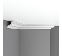 Плинтус потолочный гладкий DECOMASTER 96801 65х65х2400 мм 96801