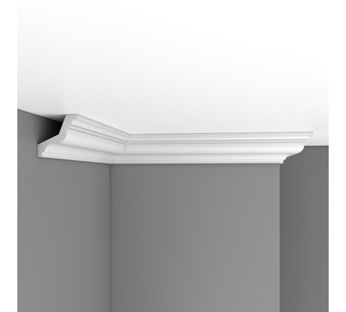 Плинтус потолочный гладкий DECOMASTER 96801 65х65х2400 мм 96801