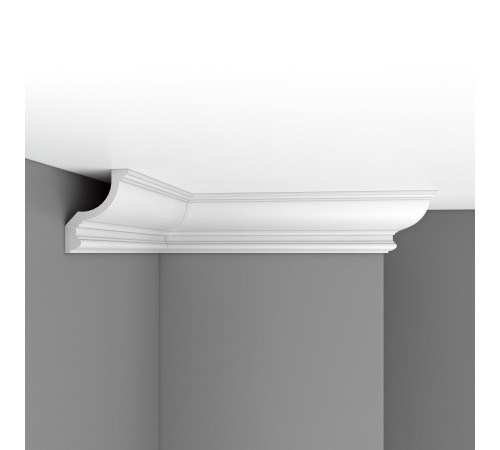 Плинтус потолочный DECOMASTER 96901 полиуретановый 150х120х2400 мм 96901