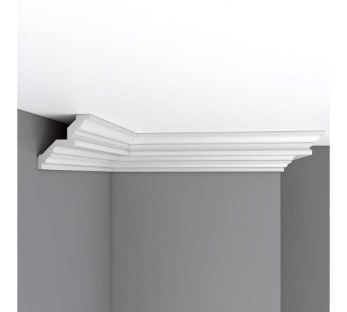 Плинтус потолочный гладкий DECOMASTER DP-377 84х84х2400 мм DP-377