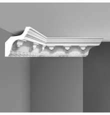 Плинтус потолочный DECOMASTER 95308A с рисунком полиуретан 130х140х2400 мм 95308A