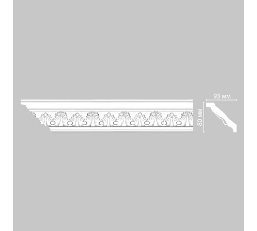 Плинтус потолочный с рисунком DECOMASTER 95854 91х80х2400 мм 95854
