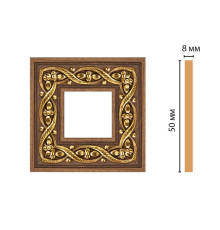 Вставка декоративная цветная Decomaster 50х50х8 мм 130-2-3