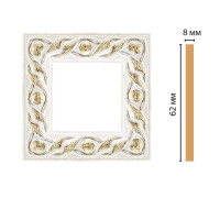 Вставка декоративная цветная Decomaster 62х62х8 мм 130-2-40