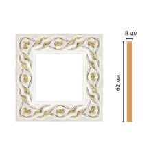 Вставка декоративная цветная Decomaster 62х62х8 мм 130-2-40