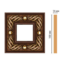 Вставка декоративная DECOMASTER 157-2-51 100x100x14 мм 157-2-51