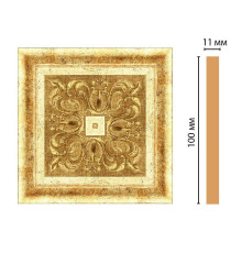 Вставка декоративная цветная Decomaster 100х100х11 мм 164-2-126