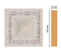 Вставка декоративная DECOMASTER D207-14 100х100х22 мм D207-14