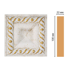 Вставка декоративная DECOMASTER D207 100x100x22 мм D207-40