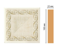 Вставка декоративная DECOMASTER D207 100x100x22 мм D207-6