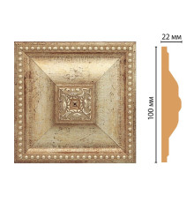 Вставка декоративная DECOMASTER D209 100х100х22 мм D209-127