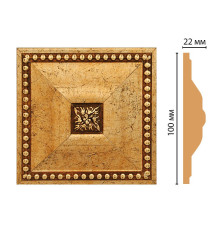 Вставка декоративная Decomaster D209-552 100x100x22 мм D209-552
