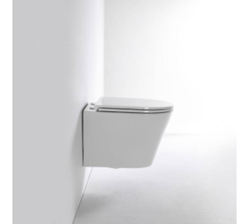 Унитаз подвесной TECE TECEspring K Kompakt безободковый сиденье Slim микролифт белый 9700997