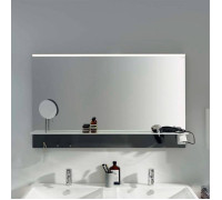 Зеркало с полкой и подсветкой Burgbad Eqio 120х76.9х15 см серый SEZQ120F2010