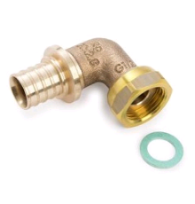 Угольник-переходник REHAU RAUTITAN RX+ 16-G 1/2 с накидной гайкой 14563963001