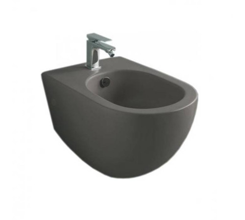 Биде подвесное Artceram FILE 2.0 36х52 см 1 отверстие черный матовый FLB001 17 30