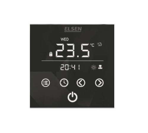 Терморегулятор для конвекторов Elsen для естественной конвекции 220 В черный EKA.01.01B