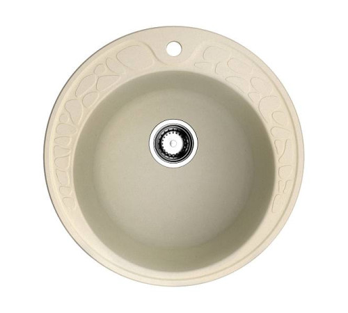 Кухонная мойка Omoikiri Tovada 51-BE Artgranit 51x51 см ваниль 4993363