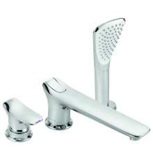 Смеситель на борт ванны Kludi Ambienta на 3 отверстия комплект 534470575