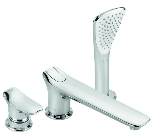 Смеситель на борт ванны Kludi Ambienta на 3 отверстия комплект 534470575