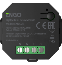 Реле беспроводное ENGO ZigBee со встроенным репитером 230 В EMODZB