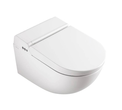 Унитаз подвесной Catalano Cataclean 59x38 см с крышкой-биде белый 1VS59CCLC00